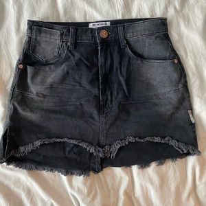 One Teaspoon Jean Skirt
